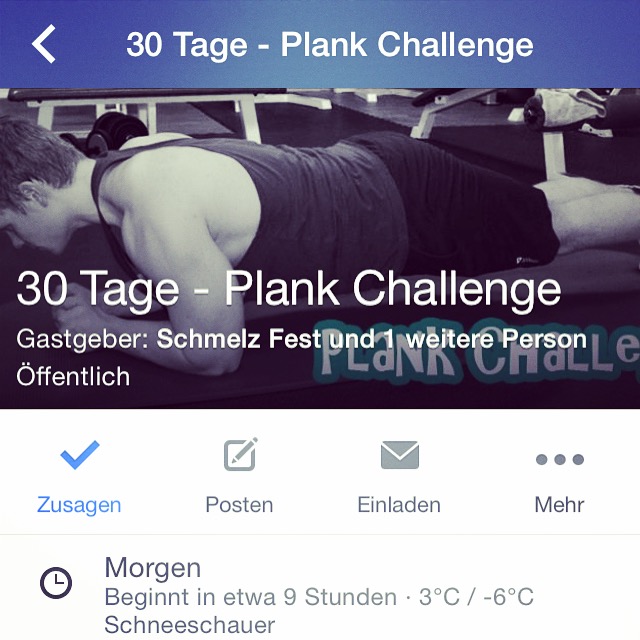 Februar: Die Plank Challenge