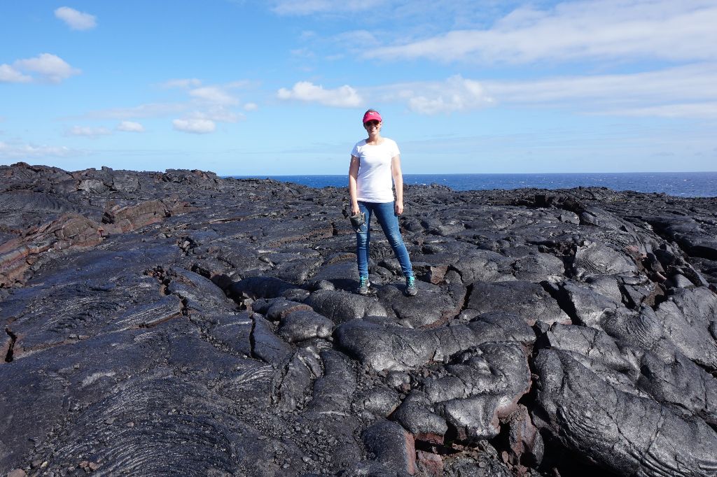 Flitterwochen-Hawaii-Lava